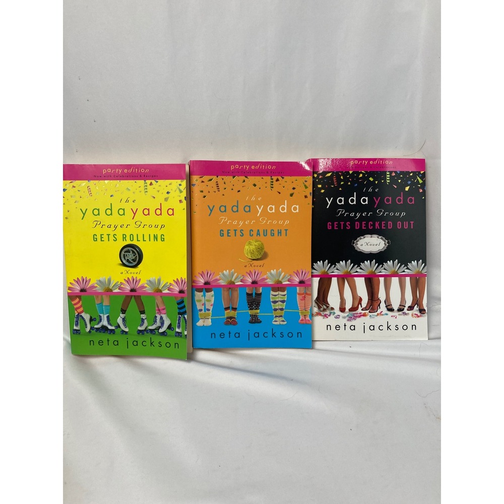 Neta Jackson Yada Yada Prayer Group 3 Book Lot Christian Fiction Party Editions